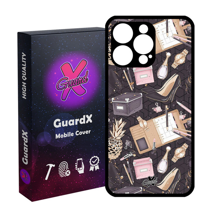 کاور گارد ایکس طرح دخترانه مدل قاب Glass10310 مناسب برای گوشی موبایل اپل iPhone 15 Pro Max