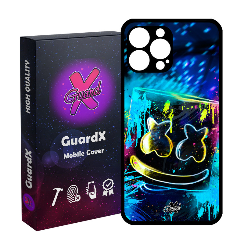 کاور گارد ایکس طرح Marshmello مدل Glass10104 مناسب برای گوشی موبایل اپل iPhone 13 Pro Max