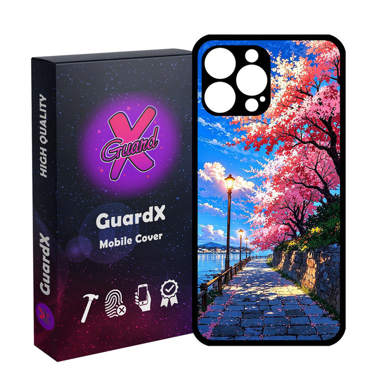 کاور گارد ایکس طرح جاده دریا مدل Glass10791 مناسب برای گوشی موبایل اپل iPhone 13 Pro Max