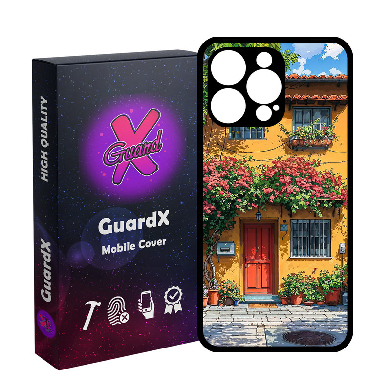 کاور گارد ایکس طرح ساختمان مدل Glass10747 مناسب برای گوشی موبایل اپل iPhone 15 Pro Max