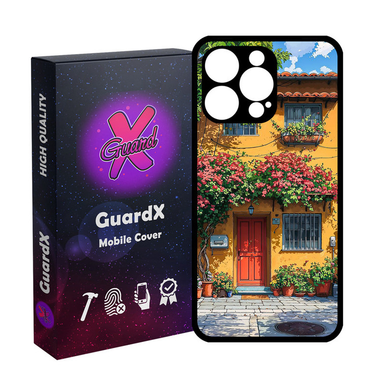 کاور گارد ایکس طرح ساختمان مدل Glass10747 مناسب برای گوشی موبایل اپل iPhone 15 Pro Max