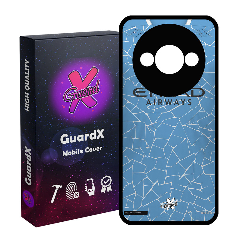 کاور گارد ایکس طرح Manchester City مدل قاب Glass10249 مناسب برای گوشی موبایل شیائومی Redmi A3 4G/ A3X 4G/ Poco C61