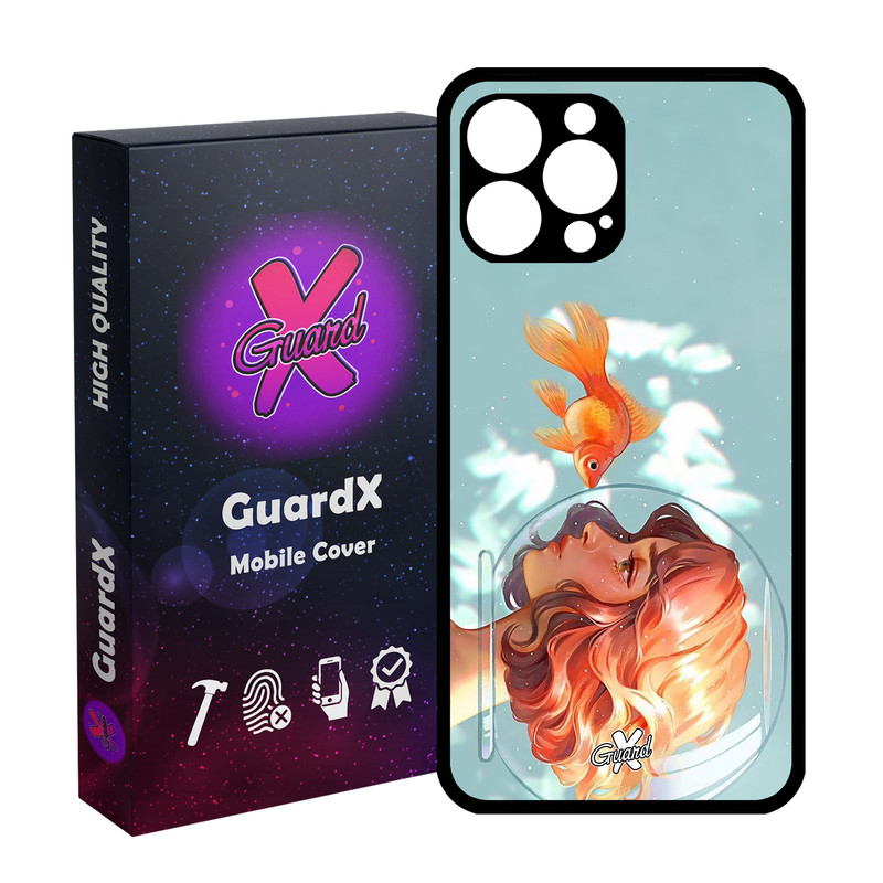 کاور گارد ایکس طرح Girl مدل Glass10020 مناسب برای گوشی موبایل اپل iPhone 14 Pro Max
