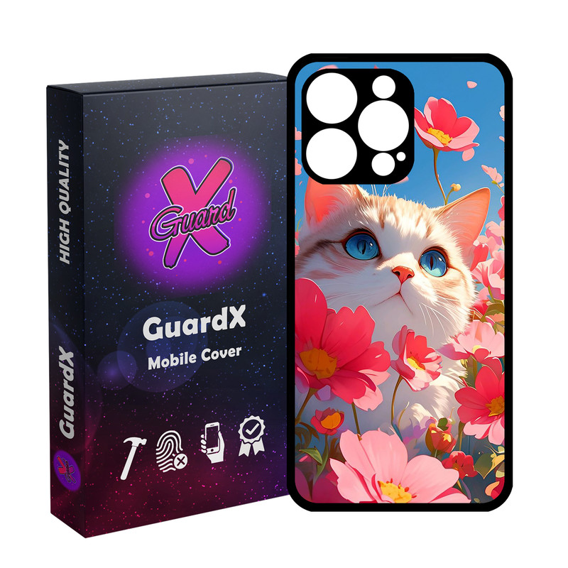 کاور گارد ایکس طرح گربه مدل  Glass10742 مناسب برای گوشی موبایل اپل iPhone 14 Pro Max