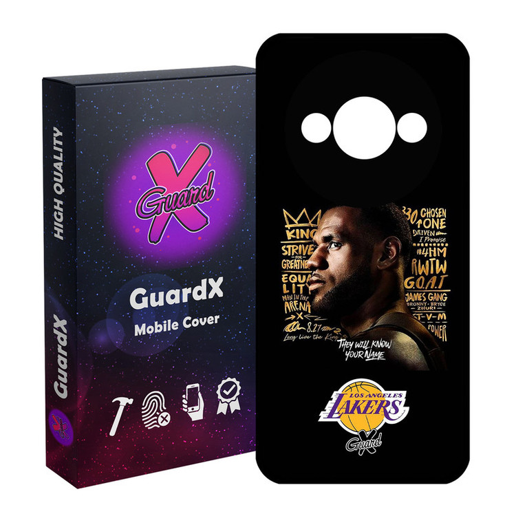 کاور گارد ایکس طرح Lebron James مدل قاب Glass10120 مناسب برای گوشی موبایل شیائومی Redmi A3 4G/ A3X 4G/ Poco C61