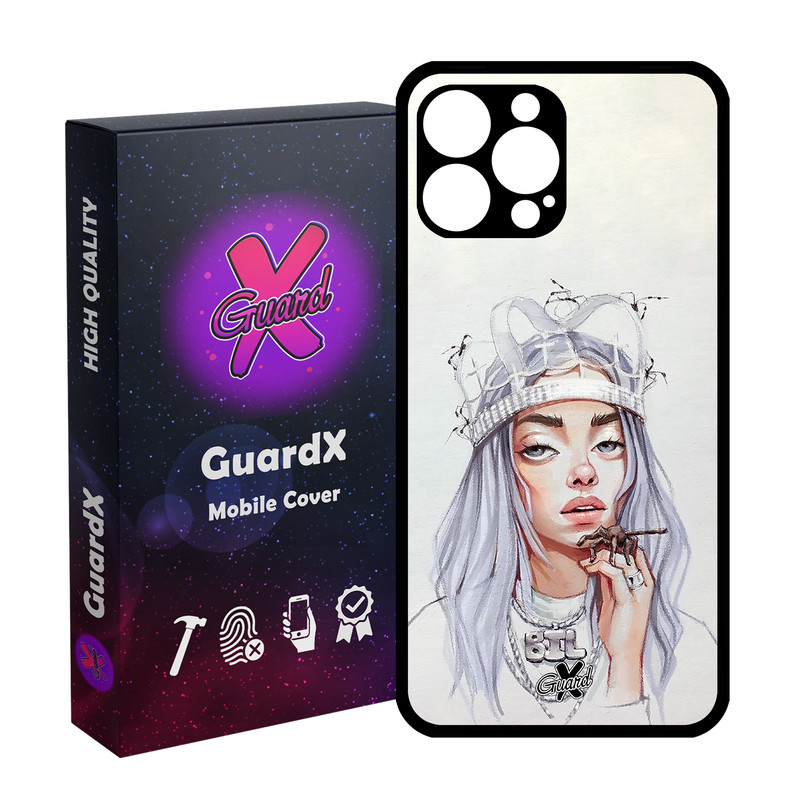 کاور گارد ایکس طرح Billie Eilish مدل Glass10149 مناسب برای گوشی موبایل اپل iPhone 14 Pro Max