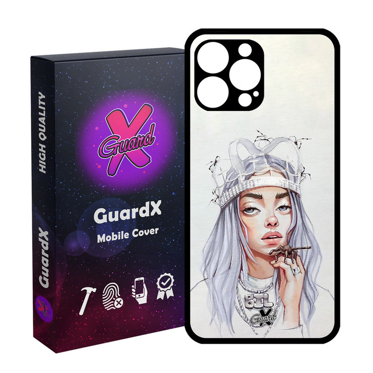 کاور گارد ایکس طرح Billie Eilish مدل Glass10149 مناسب برای گوشی موبایل اپل iPhone 14 Pro Max
