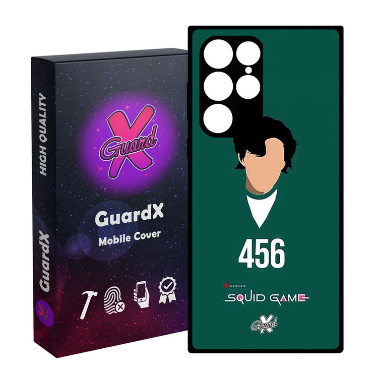 کاور گارد ایکس طرح Squid Game مدل Glass10406 مناسب برای گوشی موبایل سامسونگ Galaxy S23 Ultra