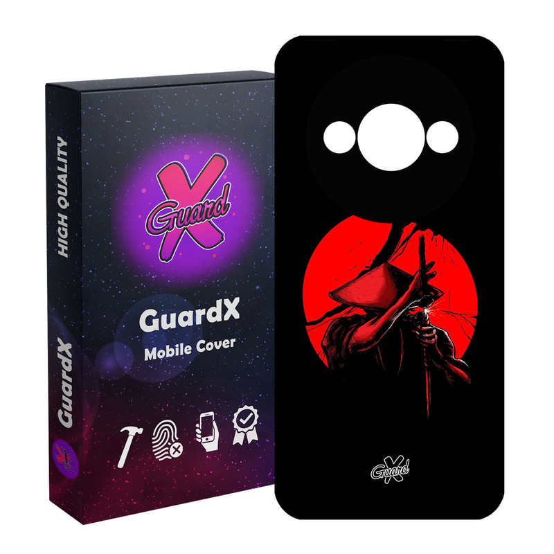 کاور گارد ایکس طرح Samurai مدل قاب Glass10251 مناسب برای گوشی موبایل شیائومی Redmi A3 4G/ A3X 4G/ Poco C61