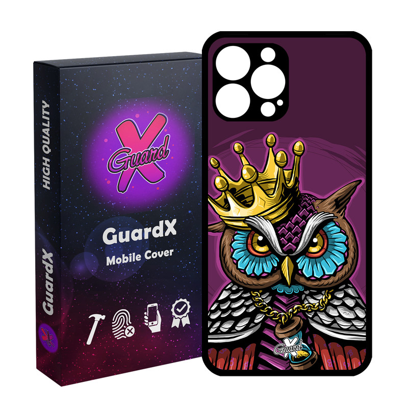 کاور گارد ایکس طرح Owl مدل Glass10081 مناسب برای گوشی موبایل اپل iPhone 13 Pro Max
