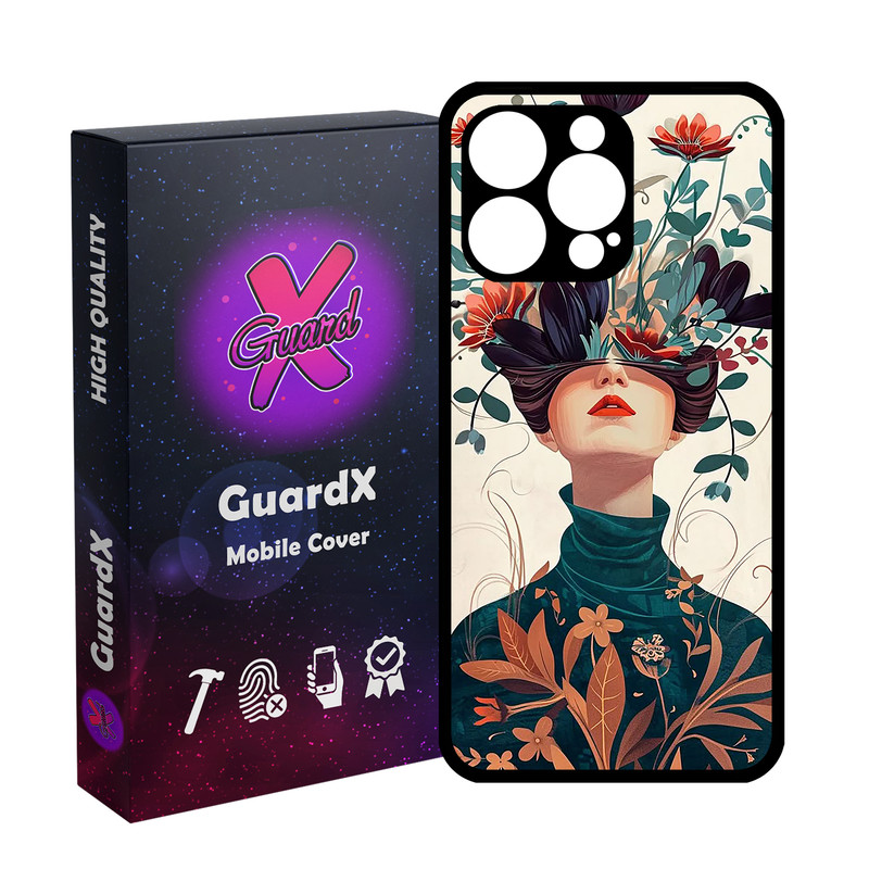 کاور گارد ایکس طرح دخترانه مدل  Glass10779 مناسب برای گوشی موبایل اپل iPhone 14 Pro Max