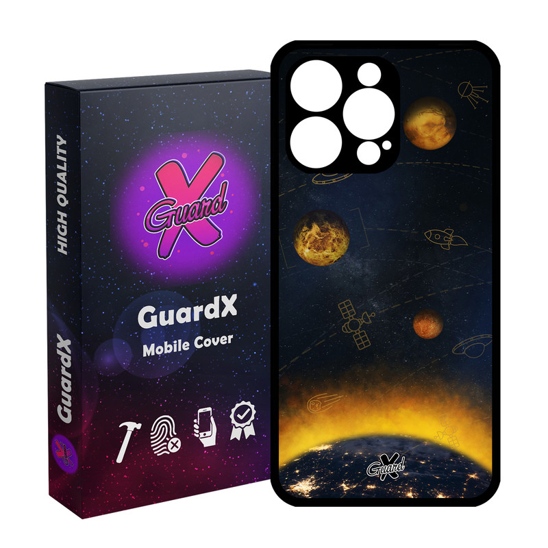کاور گارد ایکس طرح Galaxy مدل قاب Glass10166 مناسب برای گوشی موبایل اپل iPhone 15 Pro Max