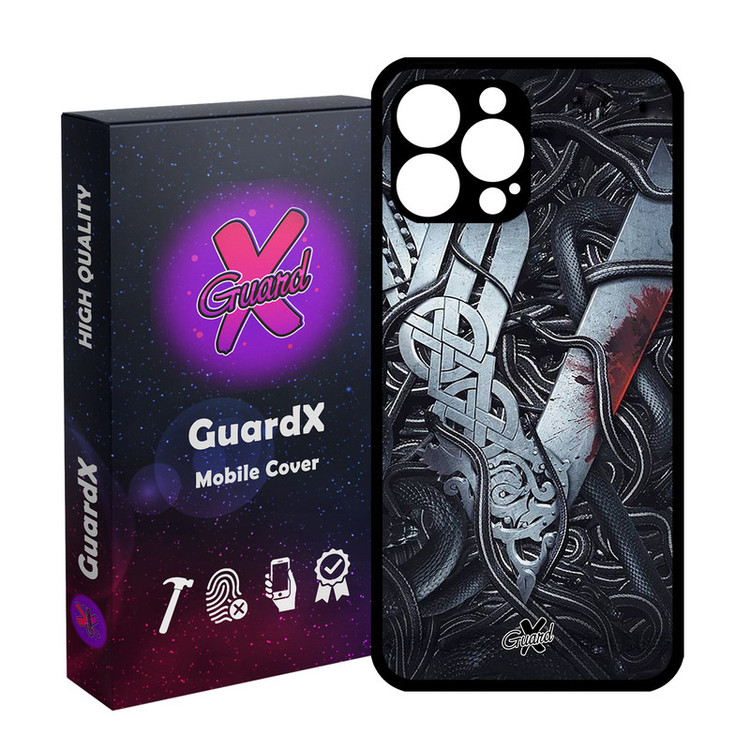کاور گارد ایکس طرح Vikings مدل Glass10221 مناسب برای گوشی موبایل اپل iPhone 13 Pro Max
