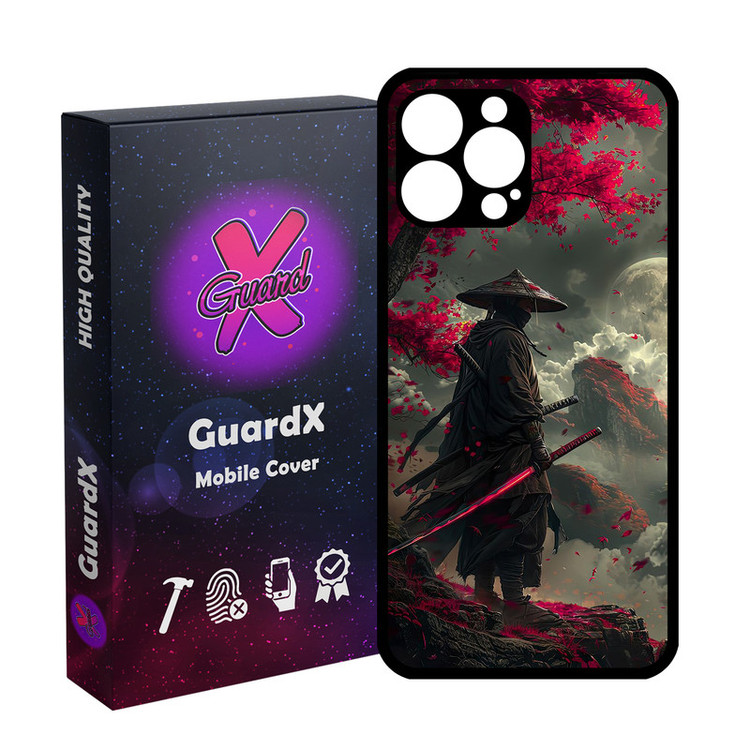 کاور گارد ایکس طرح سامورایی مدل Glass10804 مناسب برای گوشی موبایل اپل iPhone 13 Pro Max