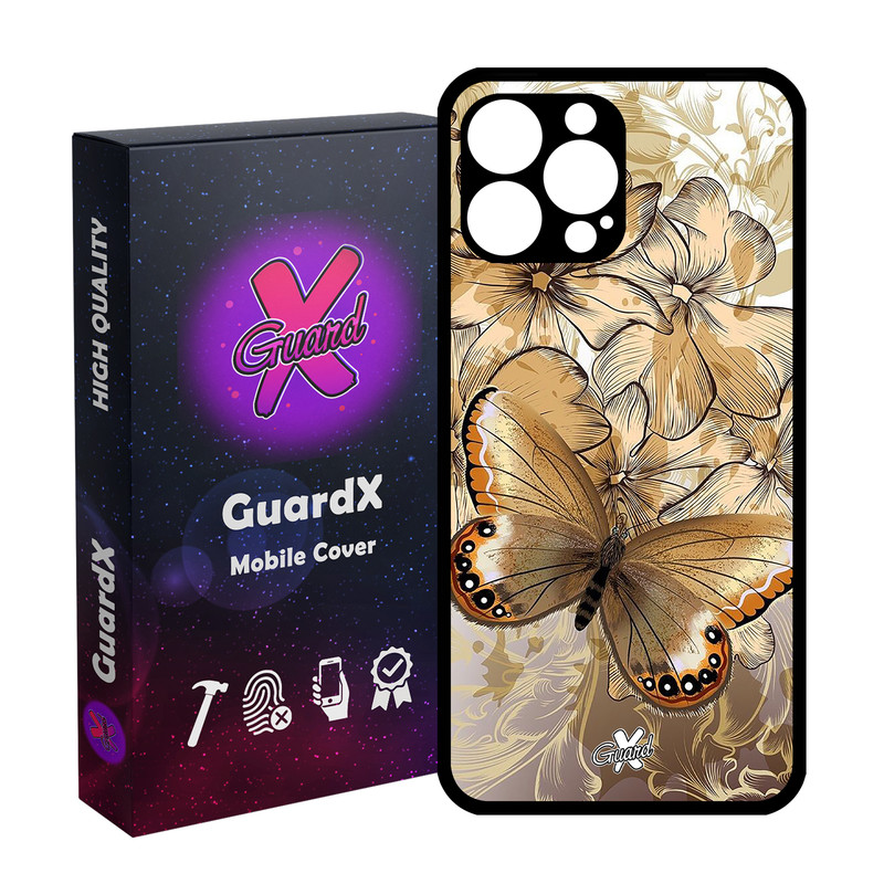 کاور گارد ایکس طرح پروانه مدل Glass10272 مناسب برای گوشی موبایل اپل iPhone 14 Pro Max