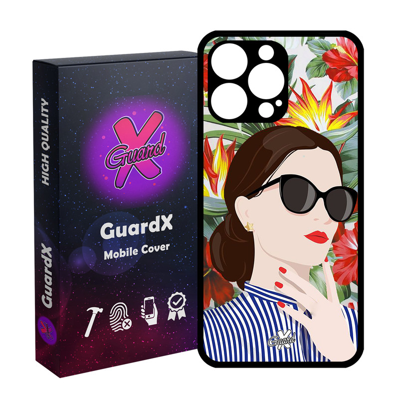کاور گارد ایکس طرح Girl مدل Glass10355 مناسب برای گوشی موبایل اپل iPhone 14 Pro Max
