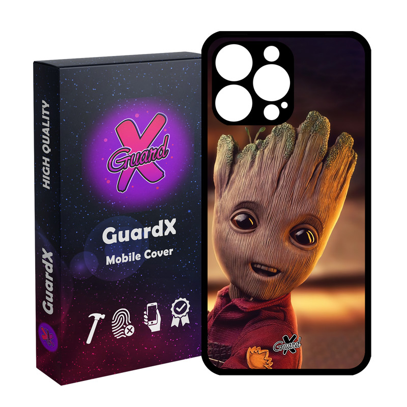 کاور گارد ایکس طرح Groot مدل Glass10479 مناسب برای گوشی موبایل اپل iPhone 14 Pro Max