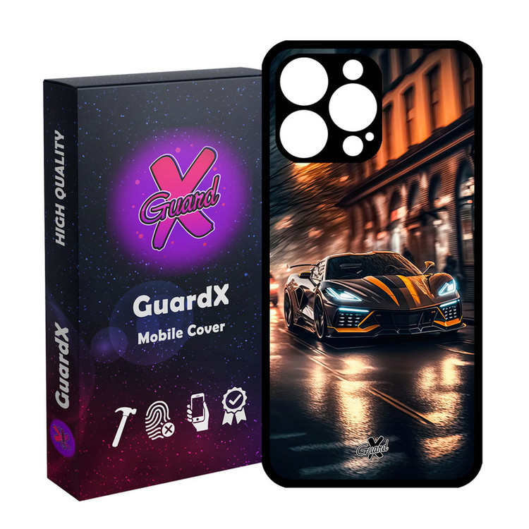 کاور گارد ایکس طرح ماشین مدل Glass10624 مناسب برای گوشی موبایل اپل iPhone 14 Pro Max