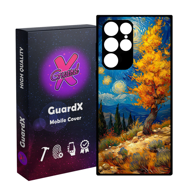 کاور گارد ایکس طرح منظره ونگوگ مدل Glass10752 مناسب برای گوشی موبایل سامسونگ Galaxy S23 Ultra