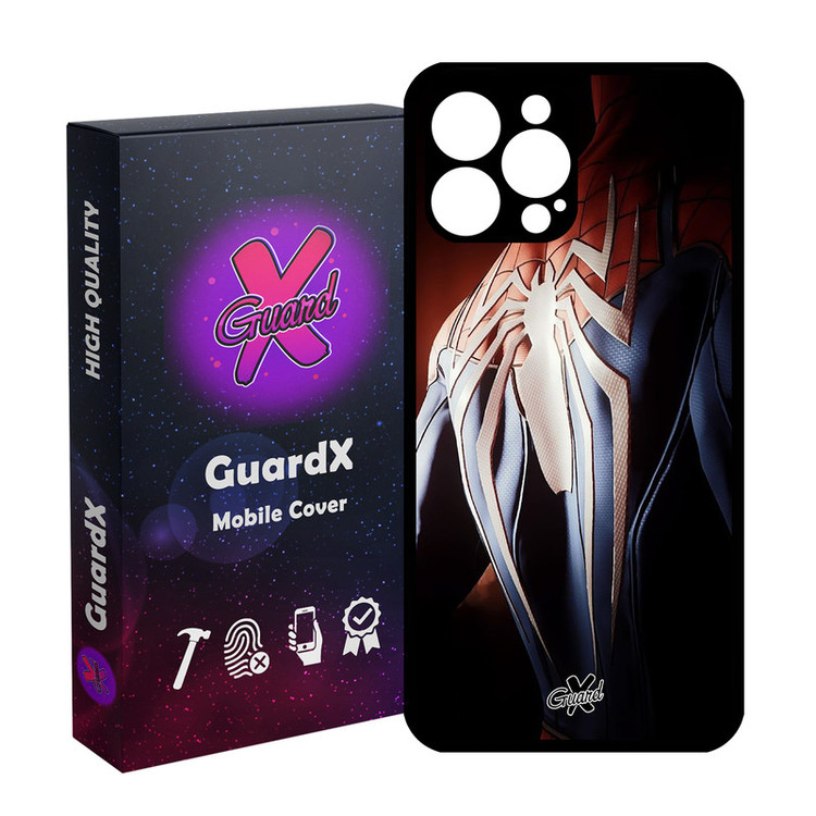 کاور گارد ایکس طرح Spider Man مدل Glass10126 مناسب برای گوشی موبایل اپل iPhone 14 Pro Max