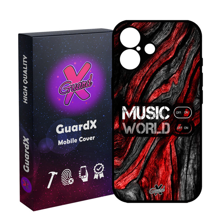 کاور گارد ایکس طرح Music مدل 10160 مناسب برای گوشی موبایل اپل iPhone 16