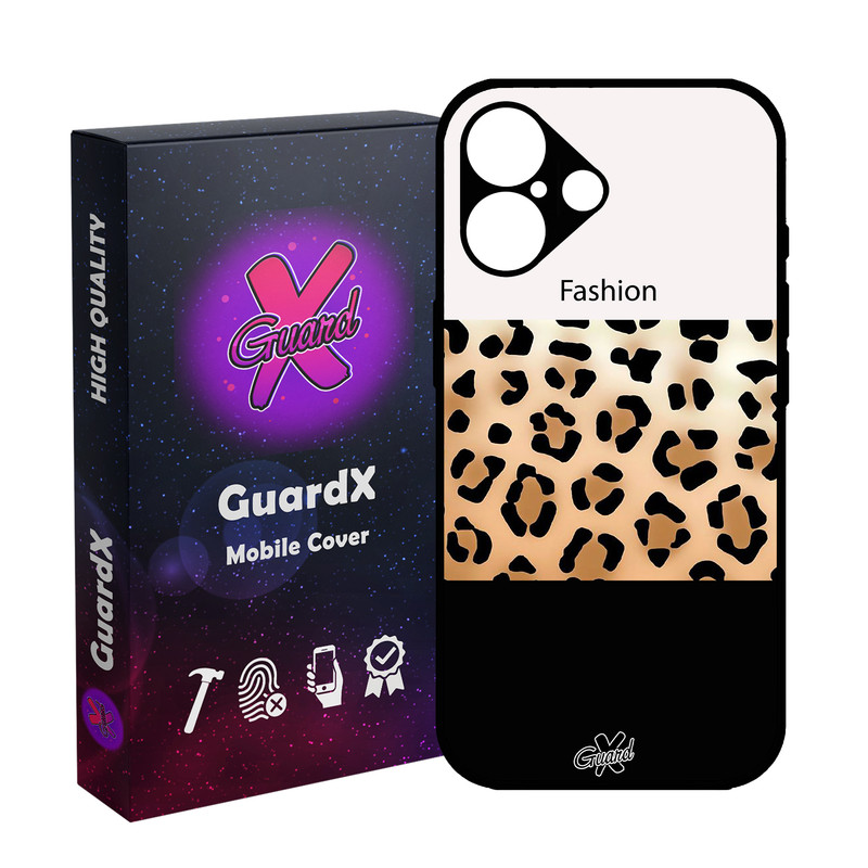کاور گارد ایکس طرح پلنگی مدل 10395 مناسب برای گوشی موبایل اپل iPhone 16