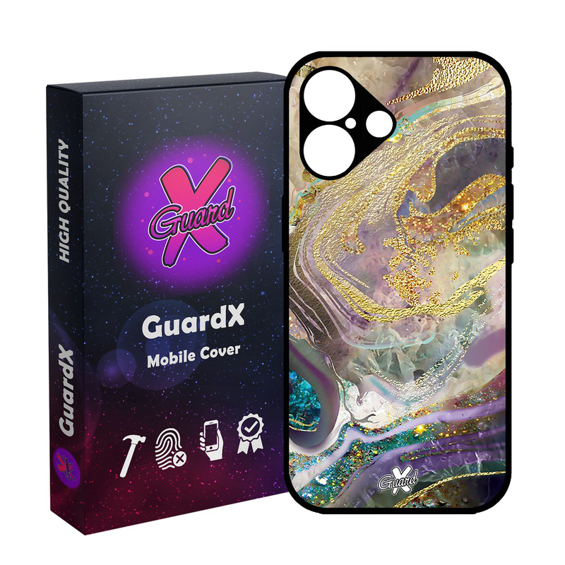 کاور گارد ایکس طرح ماربل مدل 10295 مناسب برای گوشی موبایل اپل iPhone 16