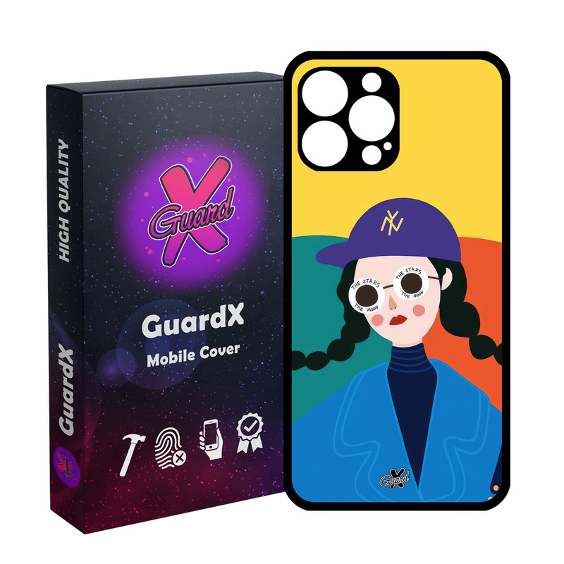 کاور گارد ایکس طرح Girl مدل Glass10629 مناسب برای گوشی موبایل اپل iPhone 13 Pro Max
