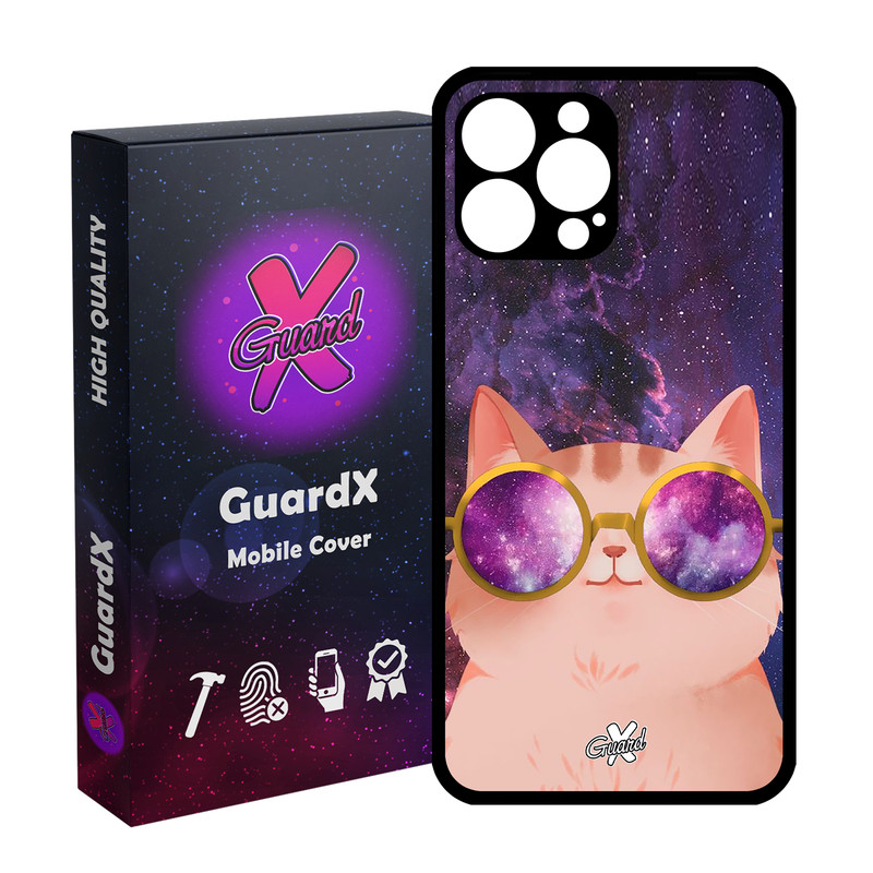 کاور گارد ایکس طرح Cat مدل Glass10078 مناسب برای گوشی موبایل اپل iPhone 13 Pro Max