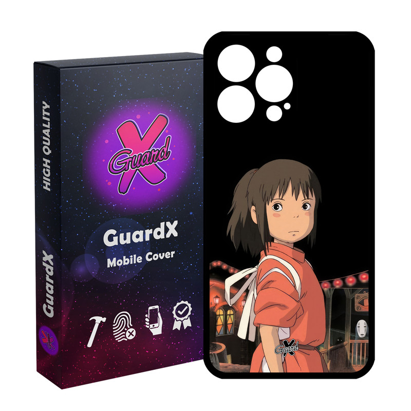 کاور گارد ایکس طرح Spirited Away Anime مدل Glass10574 مناسب برای گوشی موبایل اپل iPhone 14 Pro Max