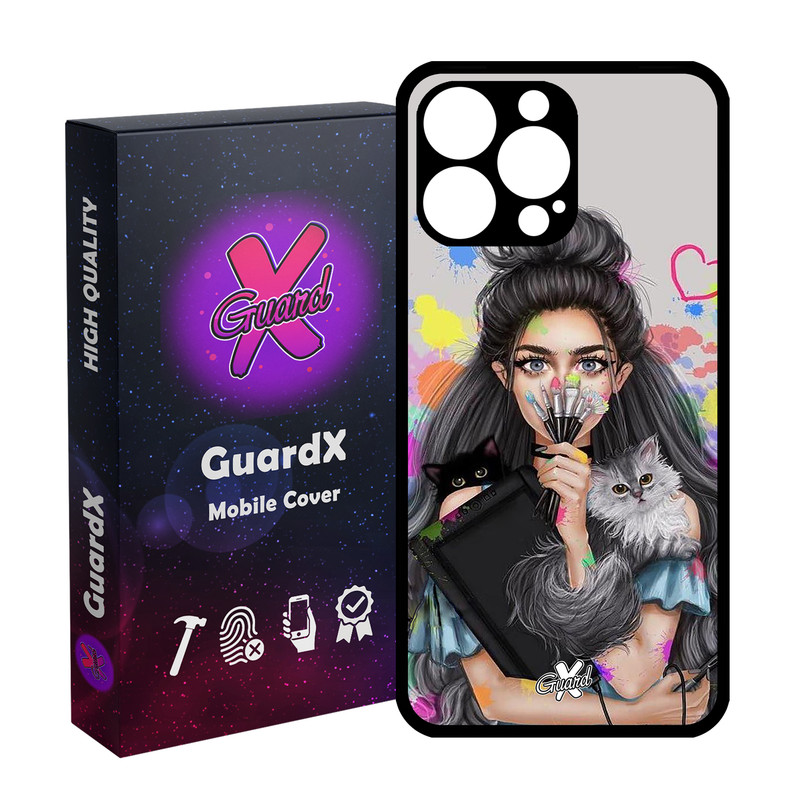 کاور گارد ایکس طرح Girl مدل Glass10386 مناسب برای گوشی موبایل اپل iPhone 14 Pro Max