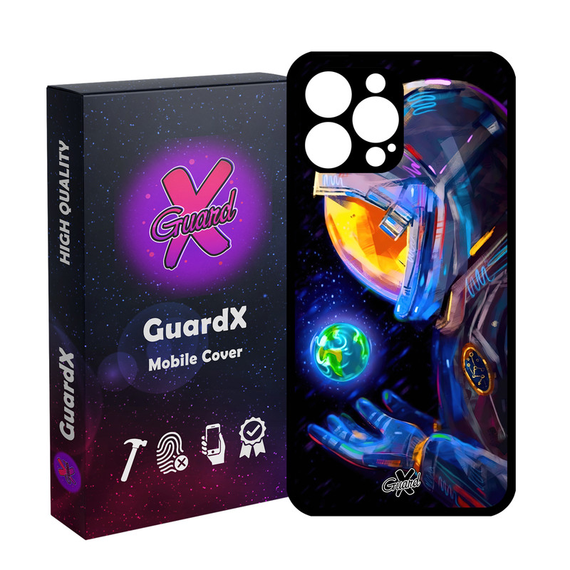 کاور گارد ایکس طرح فضانورد مدل Glass10496 مناسب برای گوشی موبایل اپل iPhone 13 Pro Max