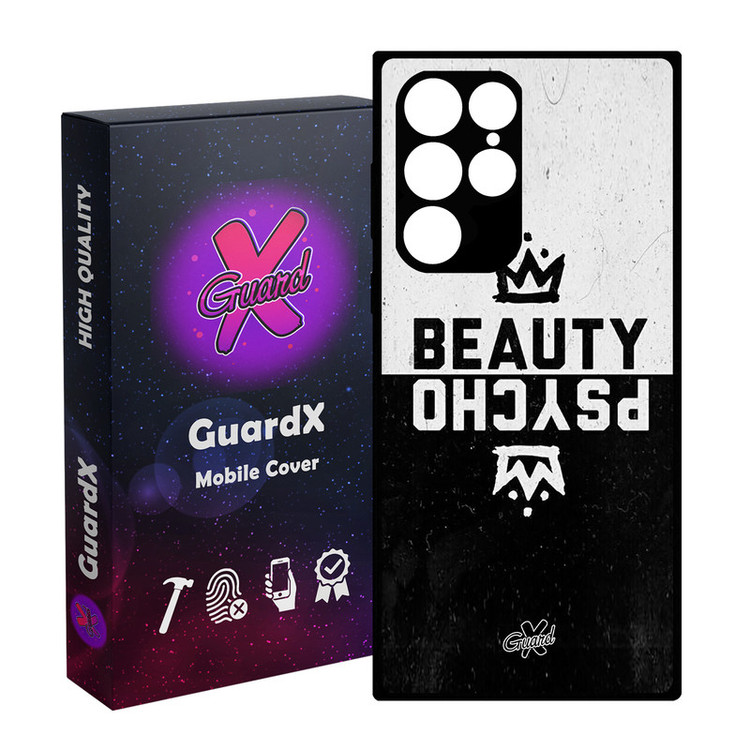 کاور گارد ایکس طرح Beauty Psycho مدل Glass10094 مناسب برای گوشی موبایل سامسونگ Galaxy S23 Ultra