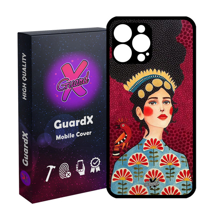 کاور گارد ایکس طرح Girl مدل Glass10179 مناسب برای گوشی موبایل اپل iPhone 13 Pro Max