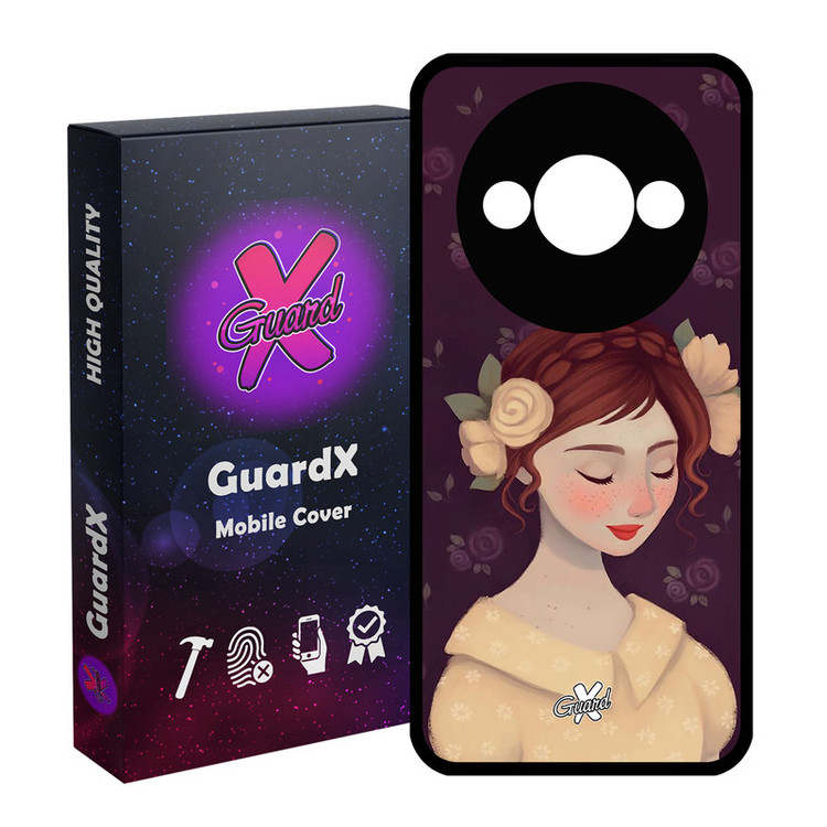 کاور گارد ایکس طرح Girl مدل Glass10325 مناسب برای گوشی موبایل شیائومی Redmi A3 4G/ A3X 4G/ Poco C61