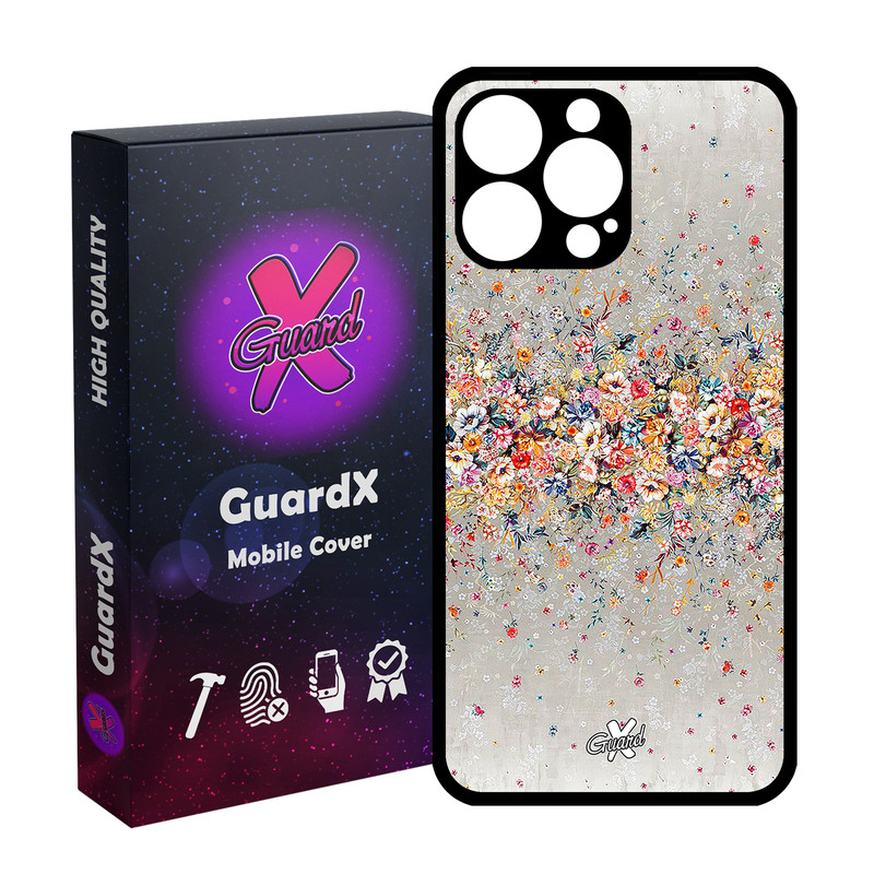 کاور گارد ایکس طرح Flower مدل Glass10409 مناسب برای گوشی موبایل اپل iPhone 14 Pro Max