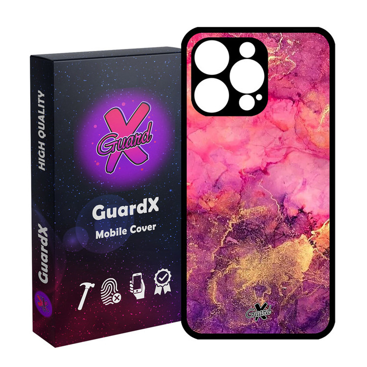 کاور گارد ایکس طرح ماربل مدل قاب Glass10283 مناسب برای گوشی موبایل اپل iPhone 15 Pro Max