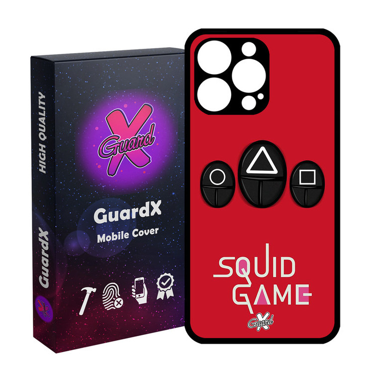 کاور گارد ایکس طرح Squid Game مدل Glass10401 مناسب برای گوشی موبایل اپل iPhone 14 Pro Max