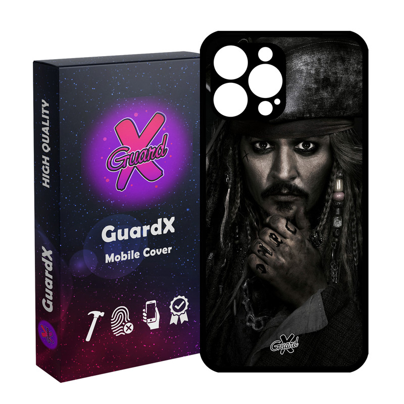 کاور گارد ایکس طرح Johnny Depp مدل Glass10178 مناسب برای گوشی موبایل اپل iPhone 13 Pro Max