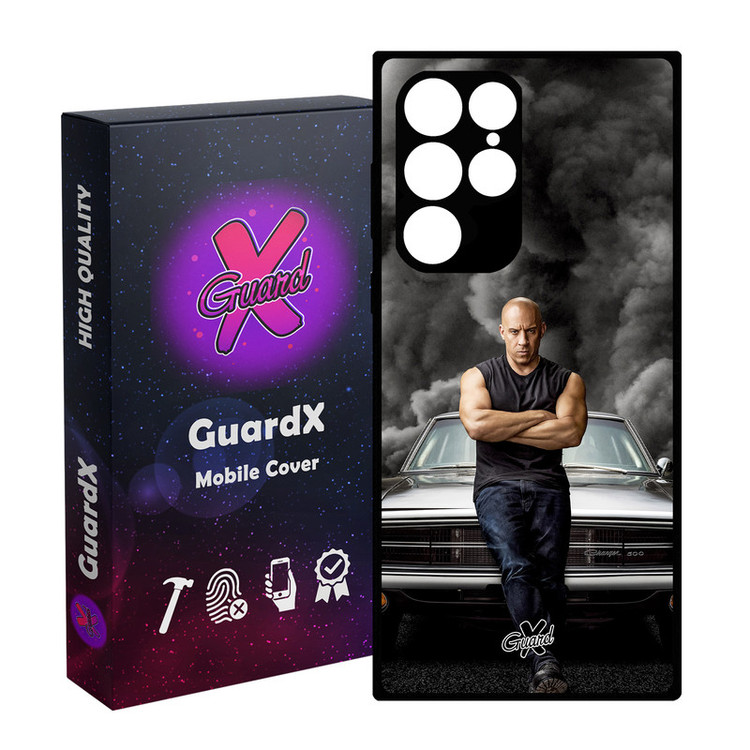 کاور گارد ایکس طرح Vin Diesel مدل Glass10183 مناسب برای گوشی موبایل سامسونگ Galaxy S23 Ultra