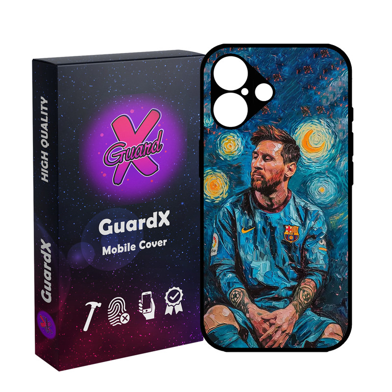 کاور گارد ایکس طرح لیونل مسی مدل 10741 مناسب برای گوشی موبایل اپل iPhone 16