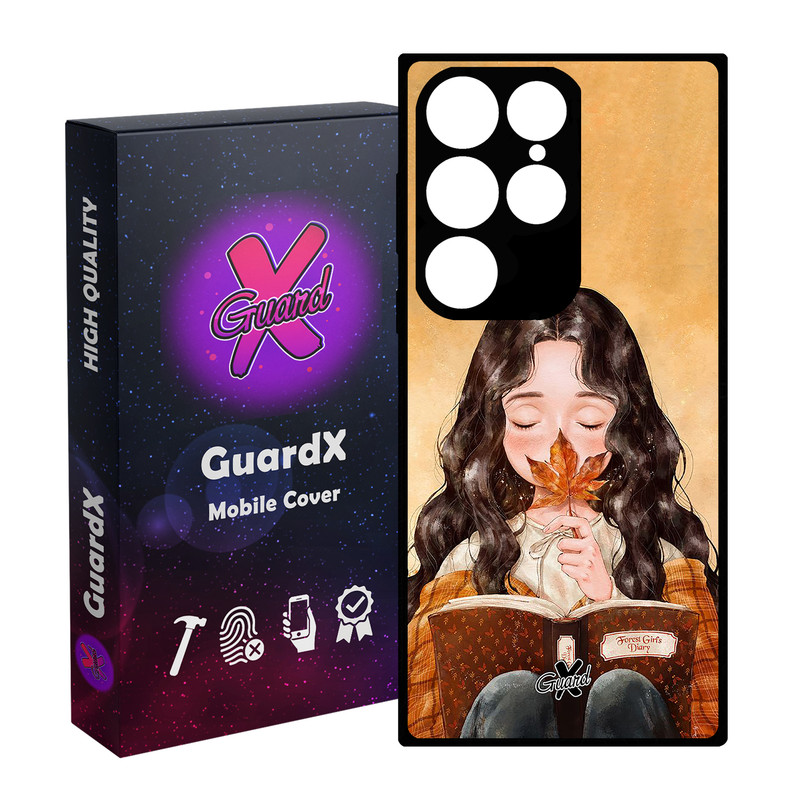کاور گارد ایکس طرح Girl مدل Glass10223 مناسب برای گوشی موبایل سامسونگ Galaxy S24 Ultra