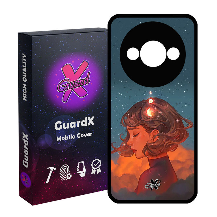کاور گارد ایکس طرح Girl مدل Glass10302 مناسب برای گوشی موبایل شیائومی Redmi A3 4G/ A3X 4G/ Poco C61