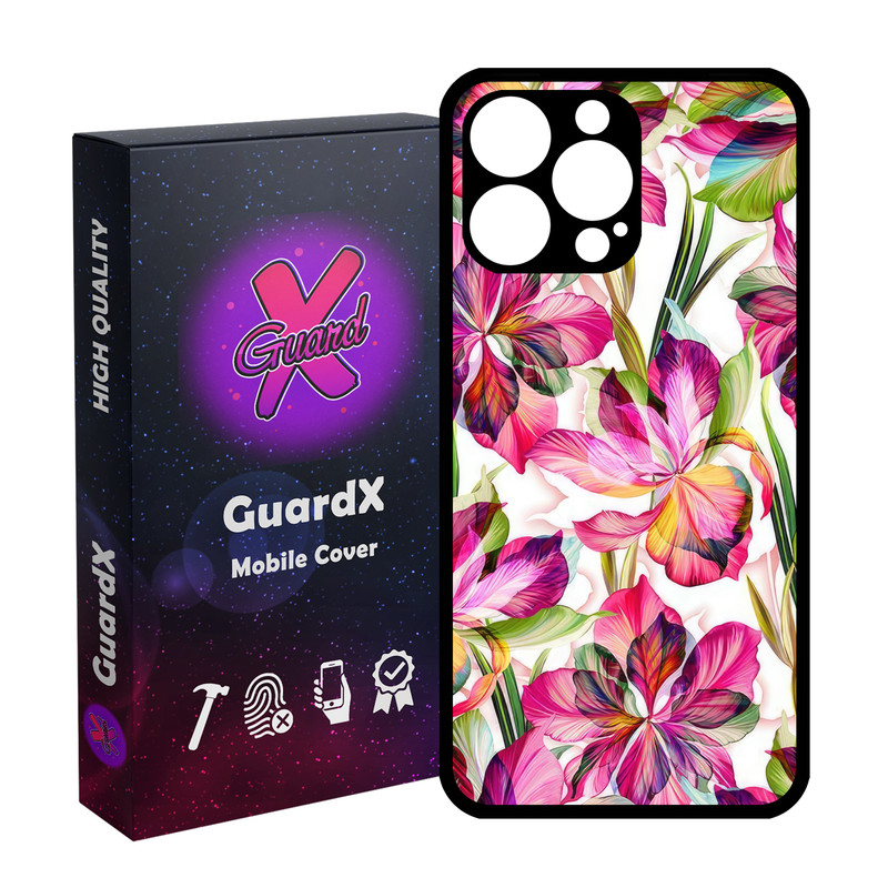 کاور گارد ایکس طرح گل مدل Glass10677 مناسب برای گوشی موبایل اپل iPhone 14 Pro Max