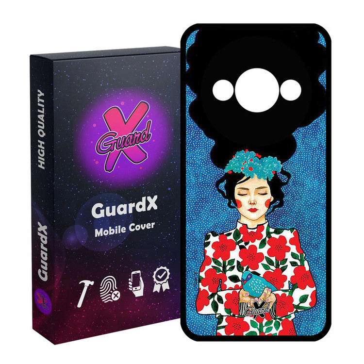 کاور گارد ایکس طرح Girl مدل Glass10137 مناسب برای گوشی موبایل شیائومی Redmi A3 4G/ A3X 4G/ Poco C61