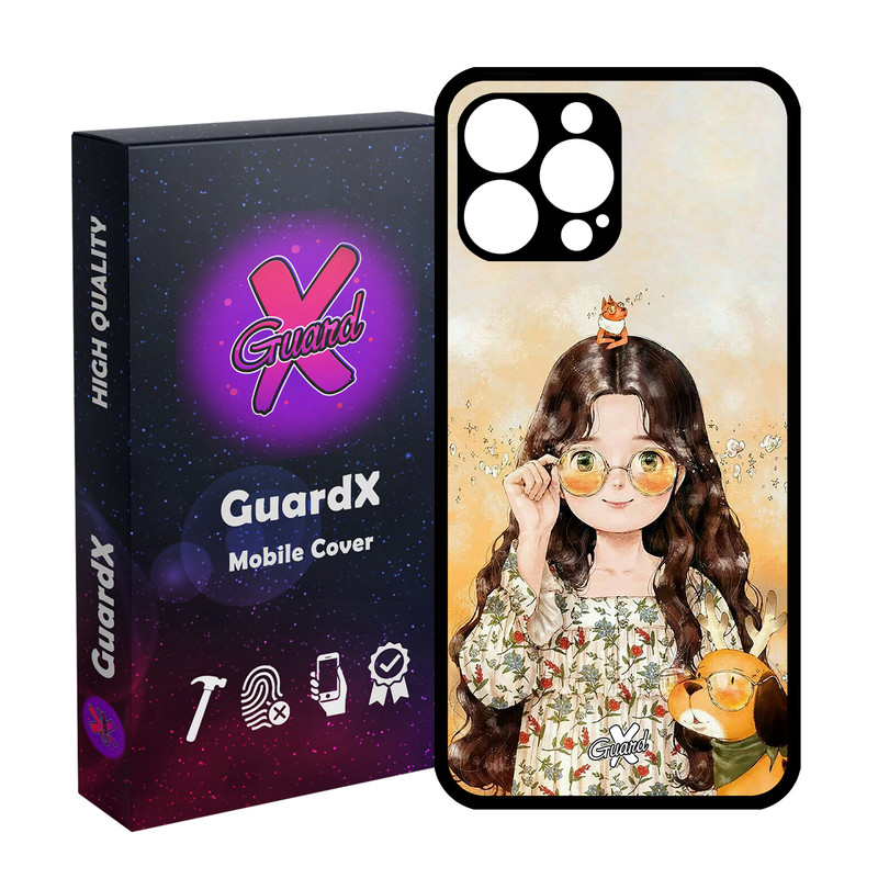 کاور گارد ایکس طرح Girl مدل Glass10253 مناسب برای گوشی موبایل اپل iPhone 14 Pro Max