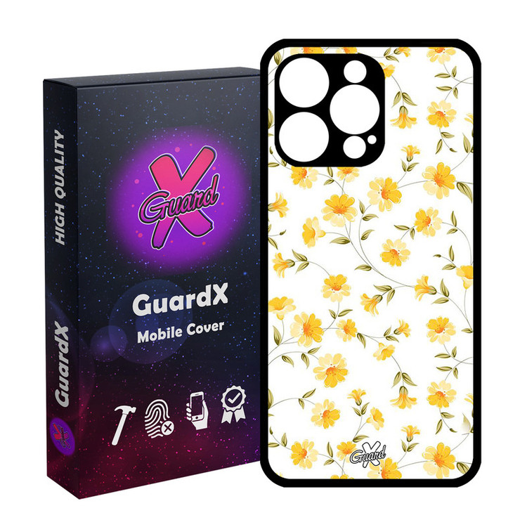 کاور گارد ایکس طرح گل مدل Glass10415 مناسب برای گوشی موبایل اپل iPhone 15 Pro Max