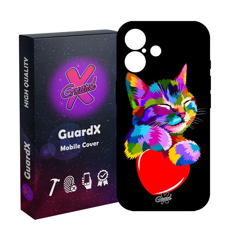 کاور گارد ایکس طرح گربه مدل 10269 مناسب برای گوشی موبایل اپل iPhone 16