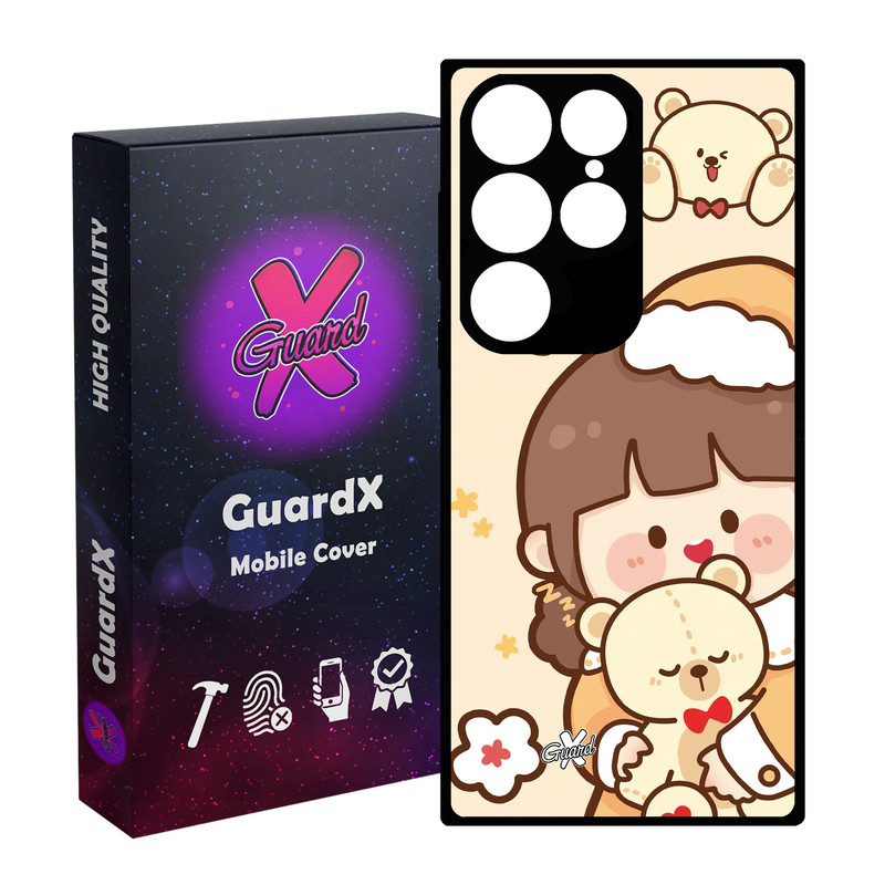 کاور گارد ایکس طرح Girl مدل Glass10524 مناسب برای گوشی موبایل سامسونگ Galaxy S24 Ultra