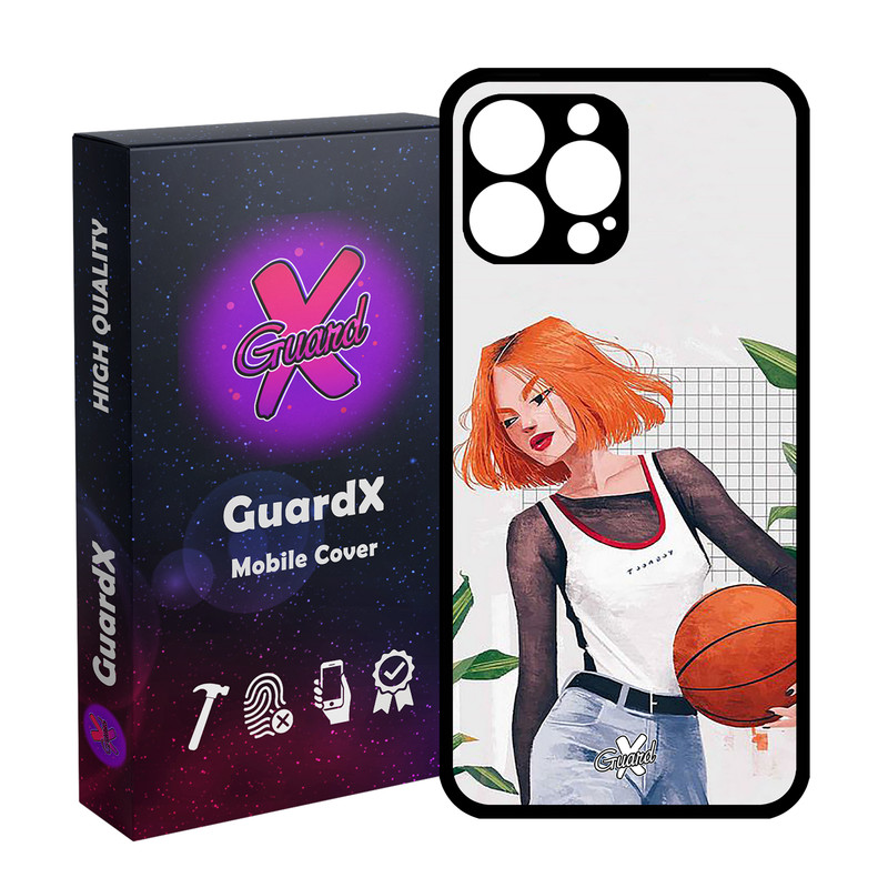 کاور گارد ایکس طرح Girl مدل Glass10338 مناسب برای گوشی موبایل اپل iPhone 13 Pro Max